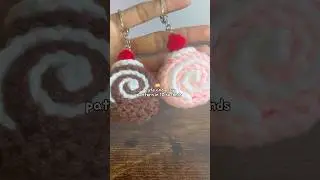 easy mini rolled cake 🍰 | crochet for absolute beginner #crochet #beginner #easy