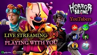 A TWELVE, CAFFEINATEDGAMER, NIFLICK, D'MACARO & SALVOPIMPOS playing w/ DEVS HORROR BRAWL - 5 🔴