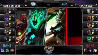 Evil Geniuses vs Coast | Game 3 Season 5 NA LCS Spring Promotion/Relegation | EG vs CST G3