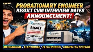 BEL Probationary Engineer Result 2026 Out🔥Interview Dates Announced|Mechanical/Electrical / EC/CS 🗓️