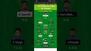 SS Vs SMP Dream11 Grand League Team Prediction | #dream11 #tnpl2023 #ipl #tnpl #shorts #viral