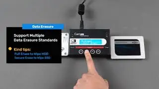 How to Clone Hard Drive with Bad Sector? UReach PRO118M 1 to 1 SATA Hard Disk Duplicator Eraser