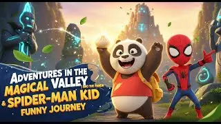 Kids Animation &ndash; The Mountain of Cursed Stones &ndash; Bao the Panda & Spider-Man Kid Adventure!
