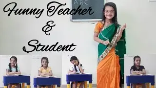Funny Teacher and Student Mono Acting by Mihika | Hindi | Funny Skit | Students Mono Acting Script