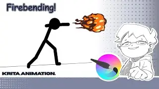 Firebending ! || KRITA Animation || Krizz Animator
