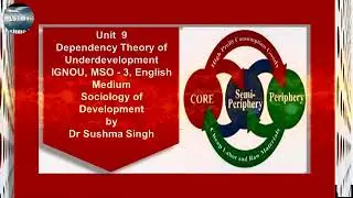 Unit 9 Dependency Theory Underdevelopment 3 MSO 3 English Medium IGNOU Sociology by Dr Sushma Singh