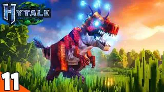 HYTALE - T Rex and Raptors in Hytale!  - Part 11 #hytale