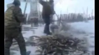 Ice Fishing Russian Style