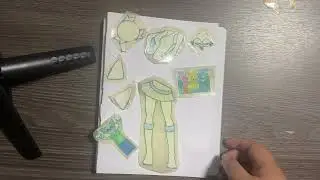 Funny Sprunki Stickers in Human Form 😂 | Handmade Sticker Book