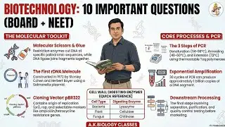 Biotechnology: Top 10 Most Important Questions | CBSE Board & NEET | A.K.BIOLOGY CLASSES