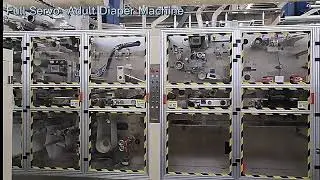 JWC Machinery full servo high speed good quality adult diaper machine factory direct sale