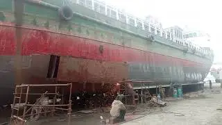 Drydock Vessel On Progress