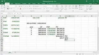 All Six Capital Budgeting Methods Worked Using Excel