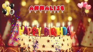 ANNALISE Happy Birthday Song – Happy Birthday to You