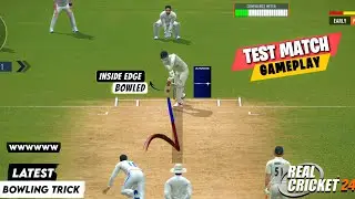 Real Cricket &trade; 24 Test Match Bowling Tips & Tricks 🤯| RC22 New Bowling Trick 100% Working 😍 #rc22