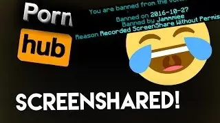 Opening up Porn while getting SS'd?! Getting Banned?! (Screenshare Trolling)