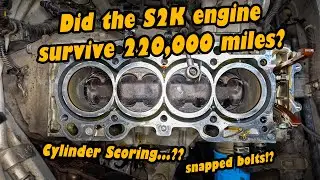 What's Inside a 220k Mile S2000 engine!? (Turbo Build ep1)