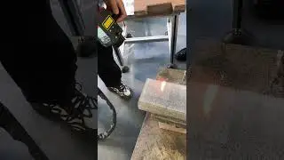 300W Multi-mode Laser Cleaning Marble Surface #pulselasercleaningmachine #lasercleaningmachine