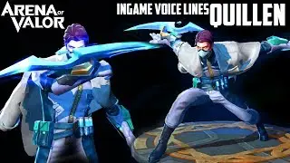 𝙌𝙐𝙄𝙇𝙇𝙀𝙉 (𝙀𝙉𝙂𝙇𝙄𝙎𝙃) / QUILLEN VOICE LINES / Arena Of Valor Hero Sounds & Voices / EP 2