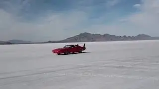Sean Machado's 1969 Dodge Daytona doing doughnuts around me