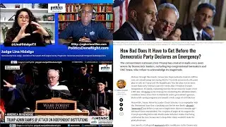 60 Minutes&rsquo; Scott Pelley nails Trump. Judge Lina Hidalgo speaks. Democratic Party Emergency.