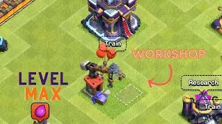 Workshop | Upgrade Level 1 to Max | Clash of Clans | Clash Cuts