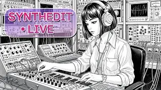 SynthEdit Dev Live 🔴 Dream Synth Customization + DRAWABLE OSC, ADSR, FILTER, LFO !