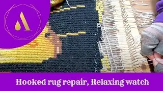 Latch Hook Rug Restoration