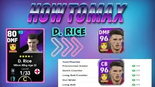 D. RICE MAX LEVEL RATING UPGRADE pes 2022 mobile PES 2022 ALL maxout #pes #efootball #pes2022
