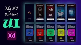 My AI Assistant | UI Designing | Part 1