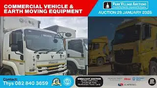 Trucks Trailers and Earthmoving Equipment Auction