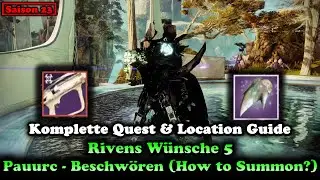 Rivens W&uuml;nsche 5 Quest - Pauurc beschw&ouml;ren - Wunschtoken - Red Border Raid Waffen (Destiny 2)