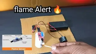 Flame Alert System Without Arduino or Microcontroller | Simple Fire Alarm Electronics Project