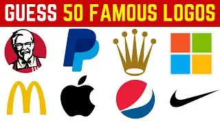 Guess the Logo Challenge | 50 Famous Logos | Ultimate Logo Quiz