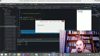 JavaScript - Lesson 1 by using ECLIPSE IDE