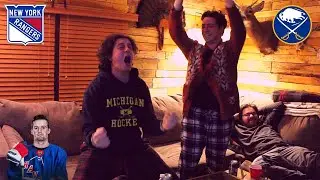 Rangers Fan Reaction - Rangers 3 Sabres 2 (OT Reaction) Game 2