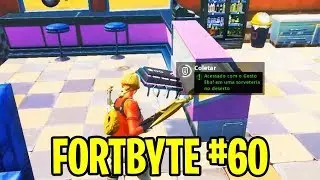 Fortnite Fortbyte #60 Location - Accessible with Sign Spinner Emote in front happy Oink Restaurant