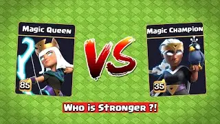 Archer Queen vs Royal Champion with All Defense | Clash of Clans