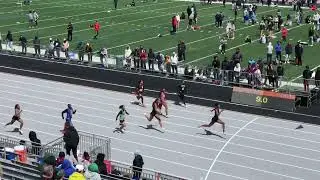 Girls 100 Final Towson U Invite 2024