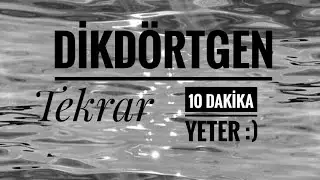 DİKDÖRTGEN SORU ÇÖZÜMÜ | 🙏 LİNKLERE DİKKAT 🙏|TYT AYT GEOMETRİ |10.SINIF GEOMETRİ