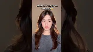 Проверяю, смогу ли я заплакать по команде 😨 #fyp #subscribe #shorts #viral #trending