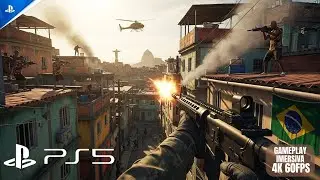 Fogo Cruzado no Rio | Opera&ccedil;&atilde;o nas Favelas - Call of Duty MW2 - Gameplay imersiva realista 4K 60FPS