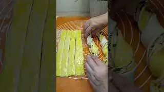 Косички из слоеного теста #видеорецепты #новыйрецепт #быстроетесто #рецептыизслоеноготеста