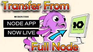 How to move Ironfish fund from Full Node to Desktop Wallet