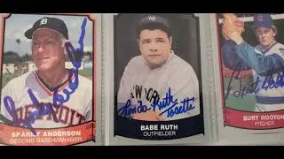 Binder 1 of TTM Autographs 2021 recap.
