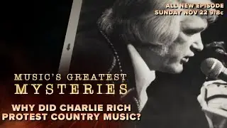 Why Did Charlie Rich Protest Country Music? | Music's Greatest Mysteries