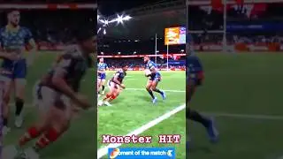 &ldquo;Manro&rsquo;s HUGE Hit on Josh Addo-Carr! 💥 | NRL 2025 Highlights&rdquo;#nrl2025 #rugbyleague #rugby #nrlfans