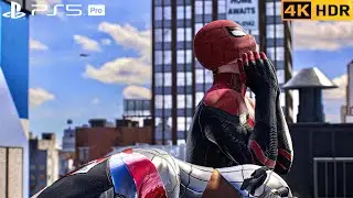 (PS5 PRO) Tom Holland joins Evil Prowler To Fight Sandman | 4K HDR |
