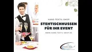 Stehtischhussen Hussen f&uuml;r Events & Feiern bei Hans-Textil-Shop