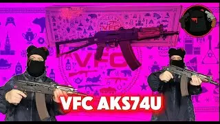VFC AKS74U GBBR Airsoft - Unboxing And Shooting Test